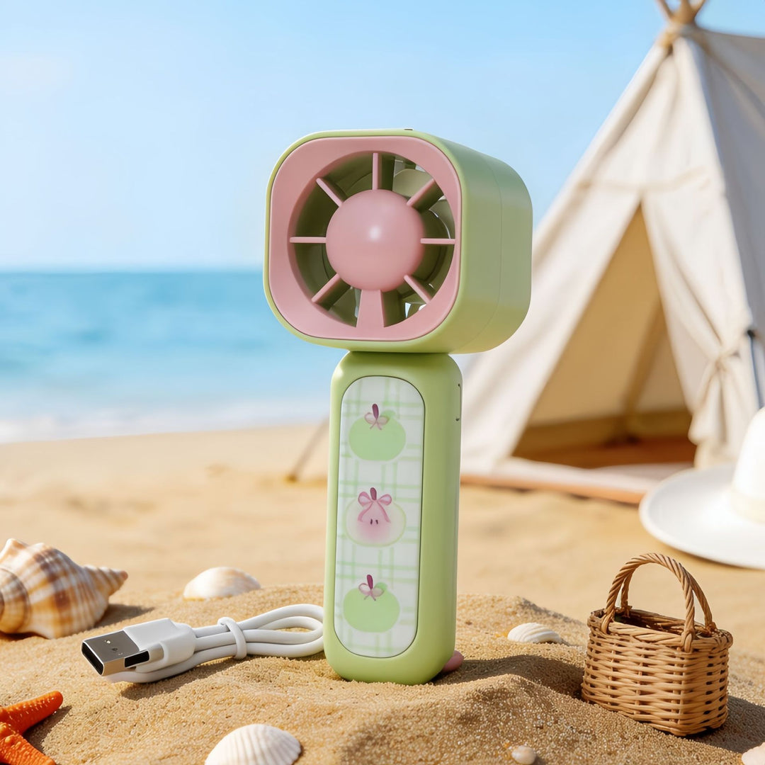 Women Portable Handheld Fan in Playful Panda Design Bowlift