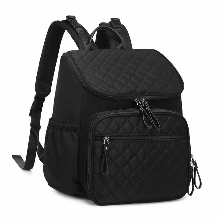 Multi-Functional Quilted Diaper Bag Backpack Bowlift
