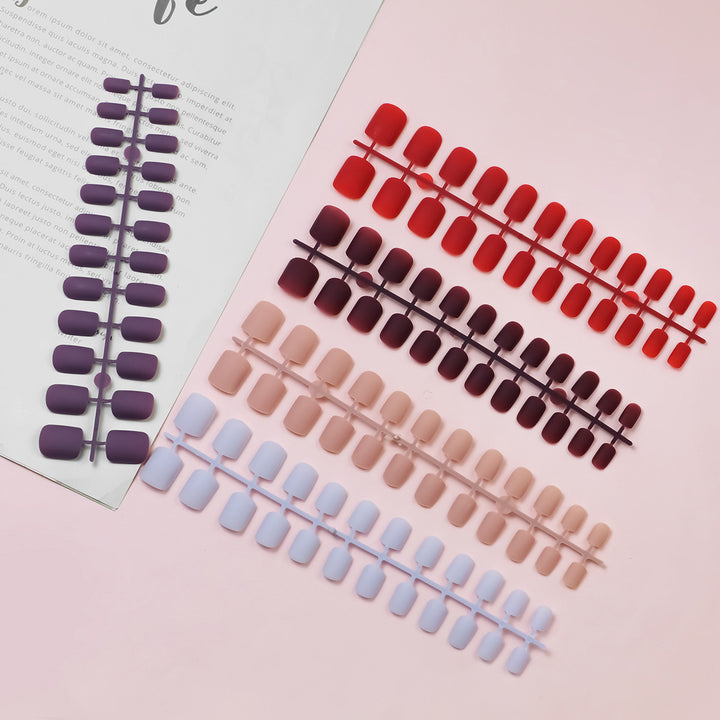 Matte Finish Press-On Nail Tips Bowlift