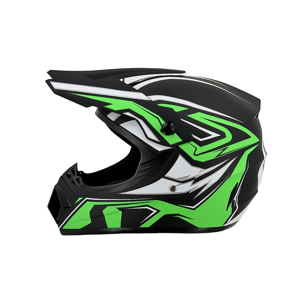 full-face motocross helmet with extended visor and reinforced chin guard Bowlift