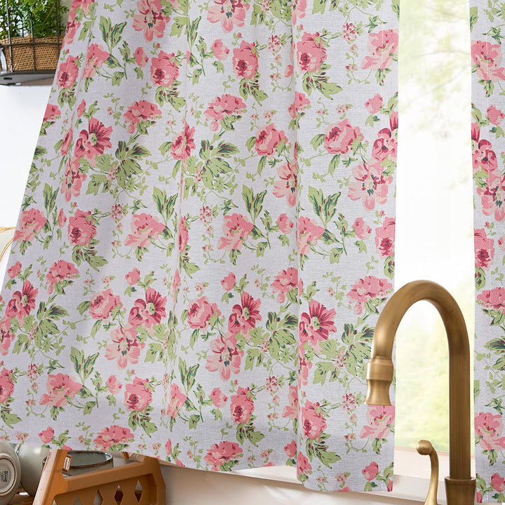 Botanical Print Window Curtain