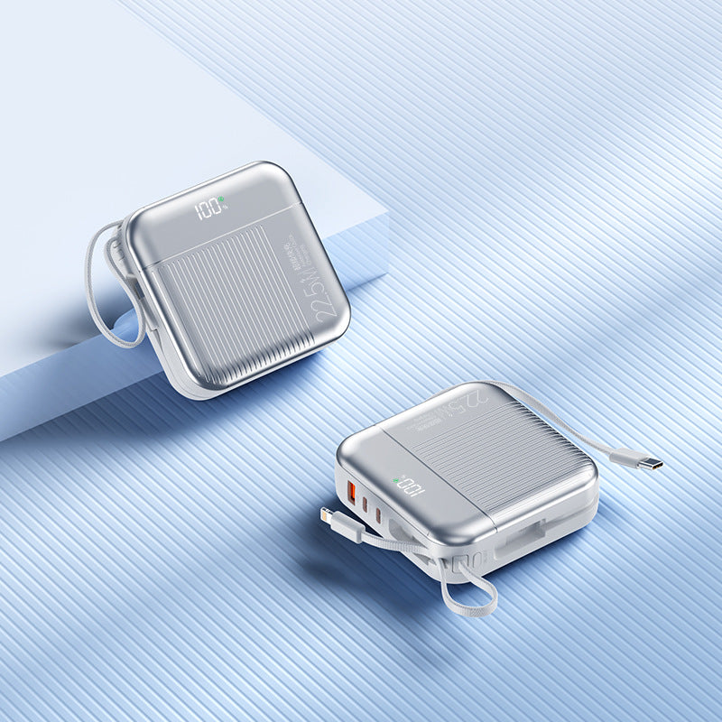 Portable power bank with high fast charging performance and digital display Bowlift