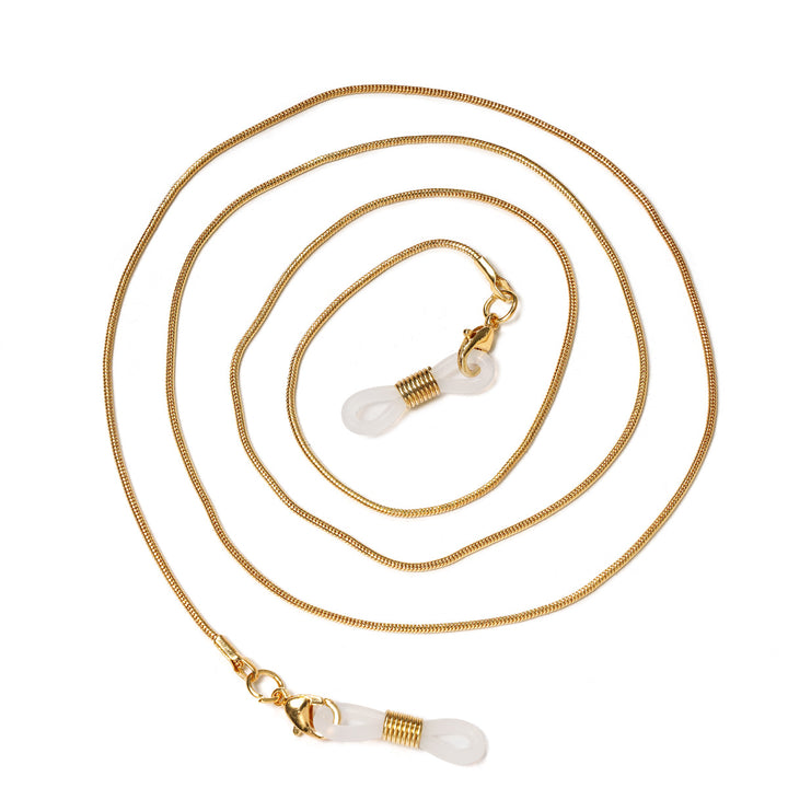 Sleek Metal Eyewear Chain Bowlift