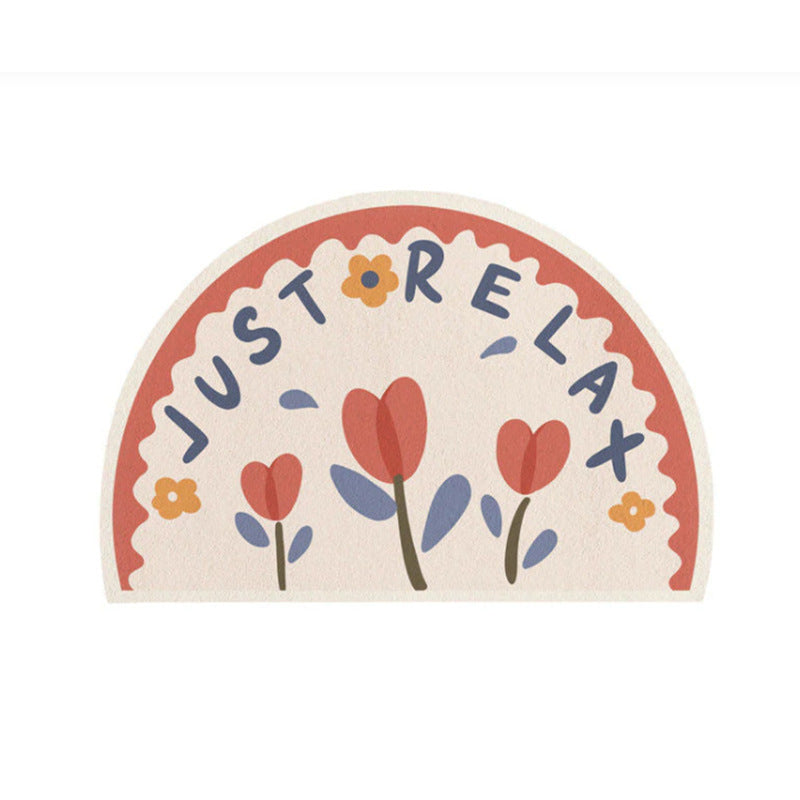Relaxing Quote Decorative Mat