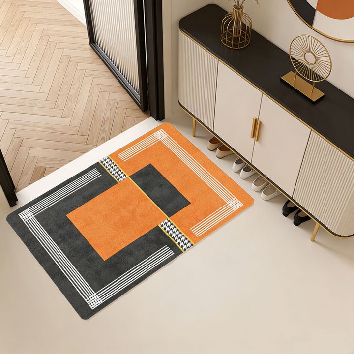 Decorative Geometric Pattern Area Mat Bowlift