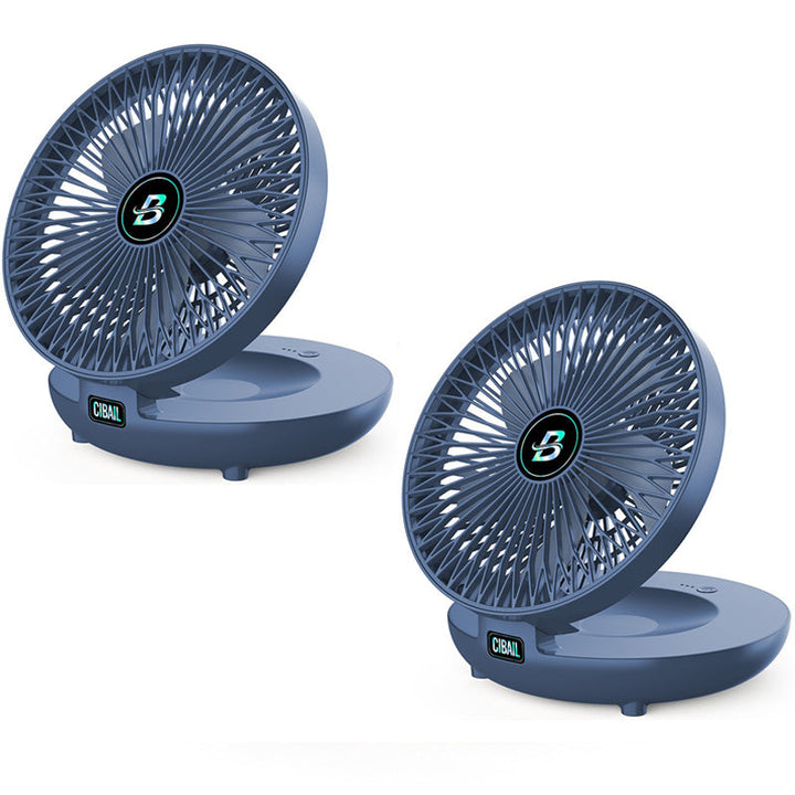 Portable Mini Desktop Fan, USB Rechargeable Adjustable Wall-Mount Fan | Bowlift