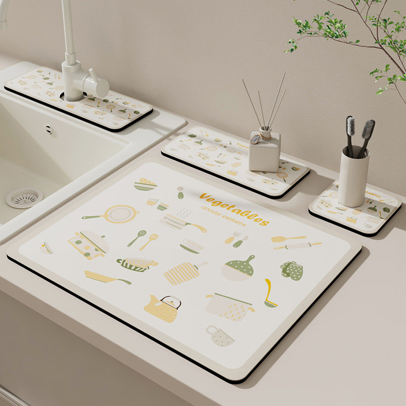 Creative Kitchen Sink Mat Bowlift