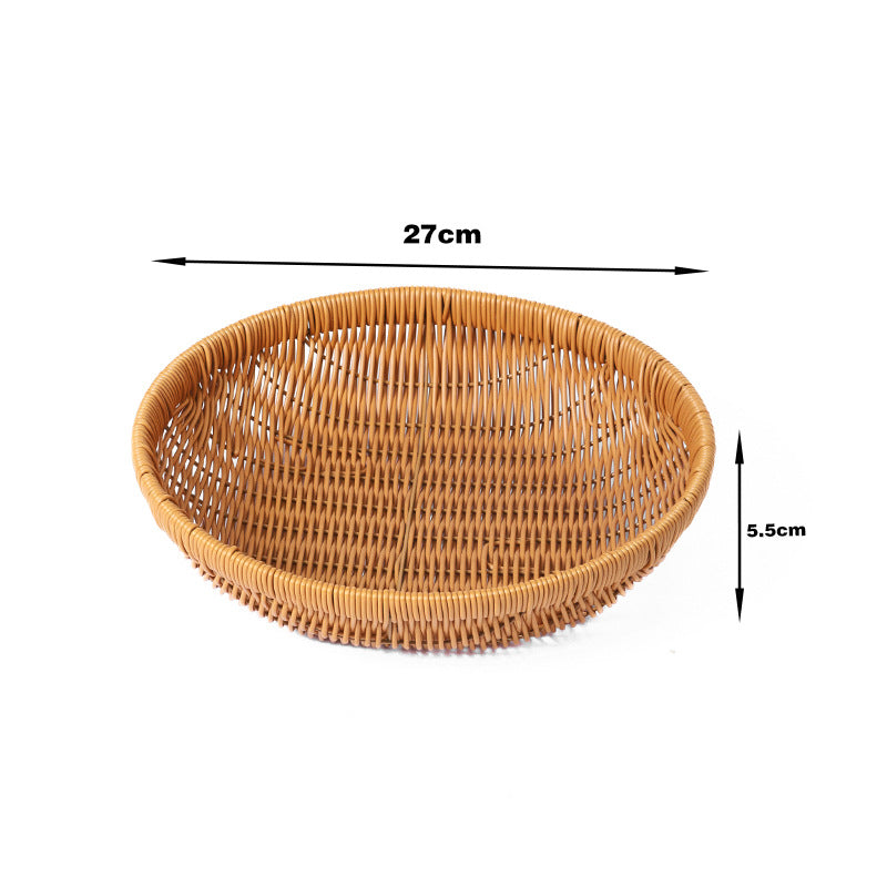 Woven Decorative Fruit Serving Basket Bowlift