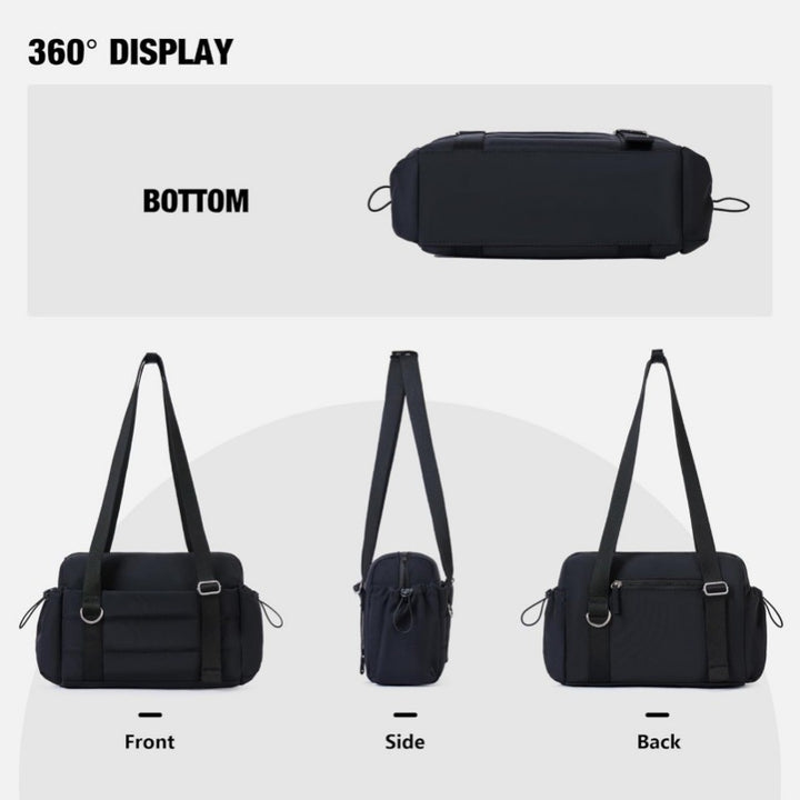 sporty shoulder bag with removable cosmetic bag Bowlift