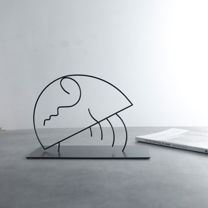 Modern Abstract Jellyfish Sculpture