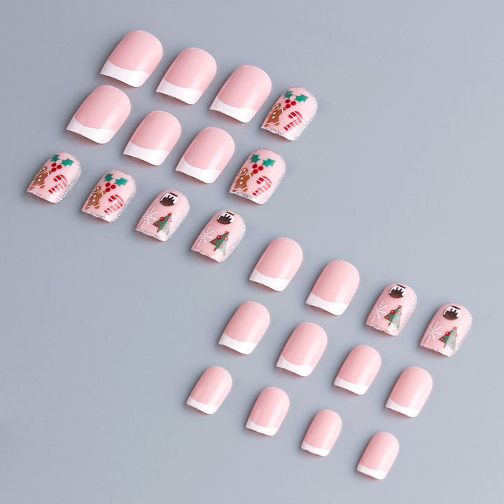 Decorative Holiday-Themed Nail Art Set Bowlift
