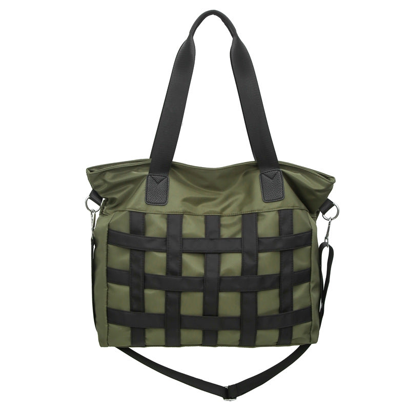 Multifunctional Travel Bag With Woven Surface Bowlift