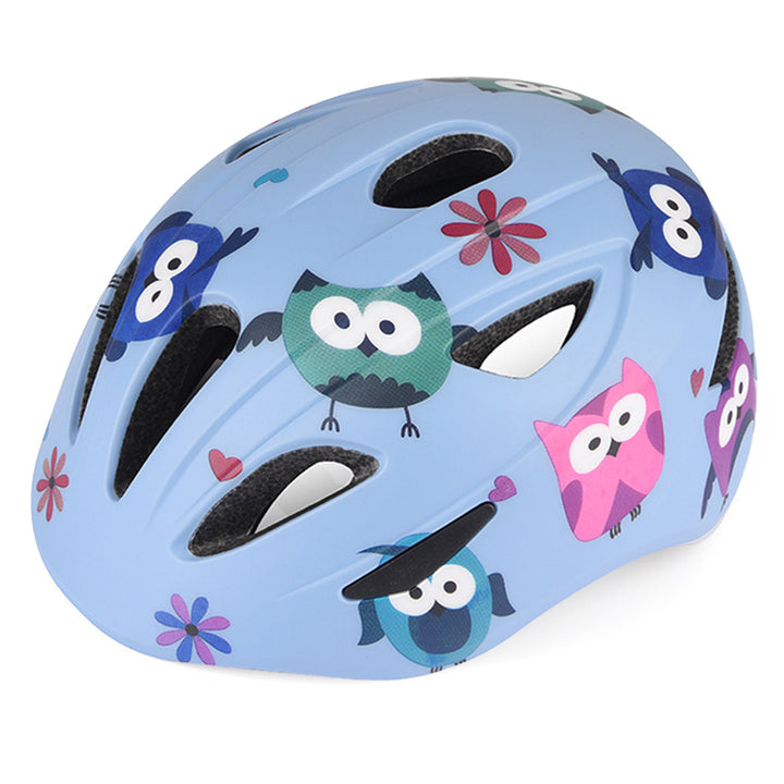 Children's bicycle helmet with enchanting owl design and optimal protection Bowlift