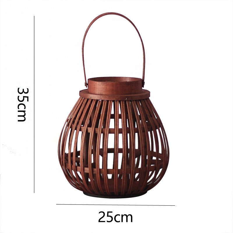 Handmade Rattan Lantern Bowlift
