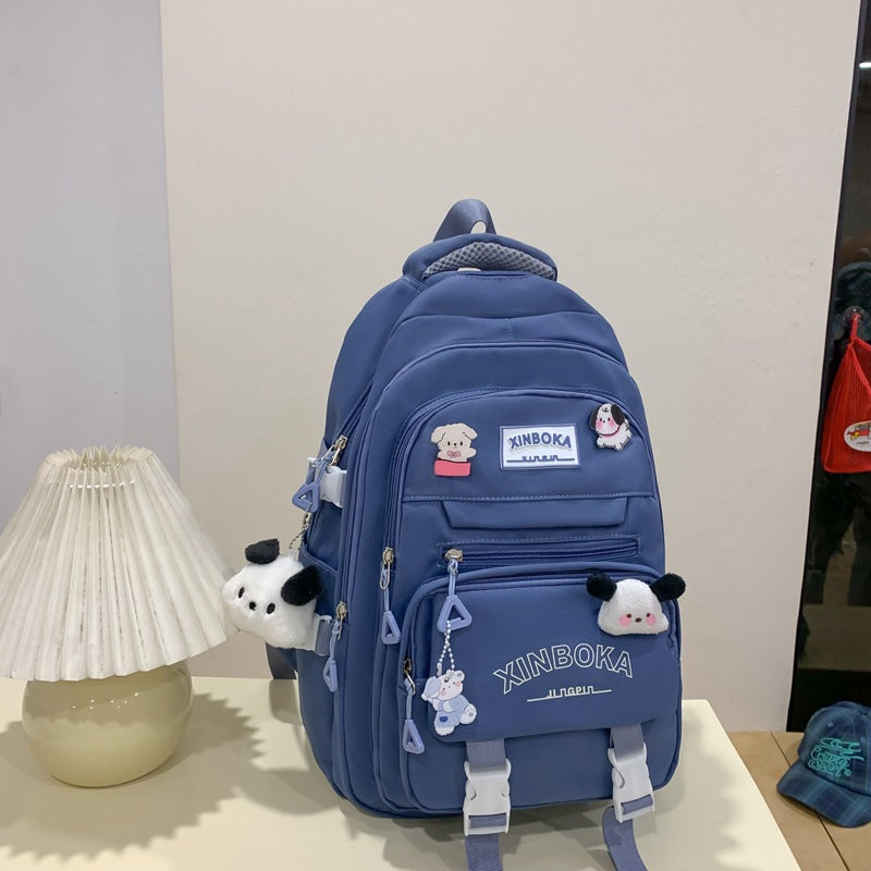 Children's Fun Character Print School Backpack Bowlift
