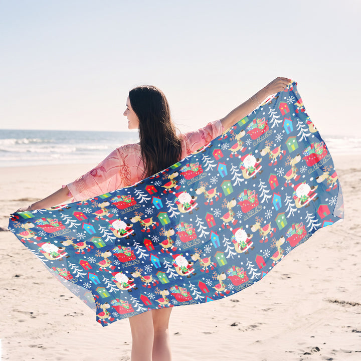 light beach towel with creative jellyfish design Bowlift