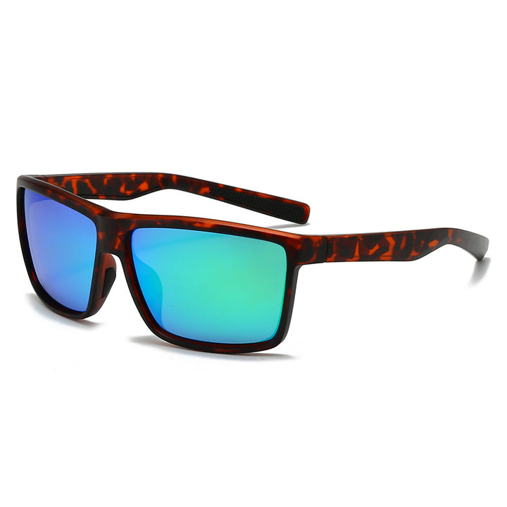 Men's sporty sunglasses with highly reflective lenses and elastic frame Bowlift