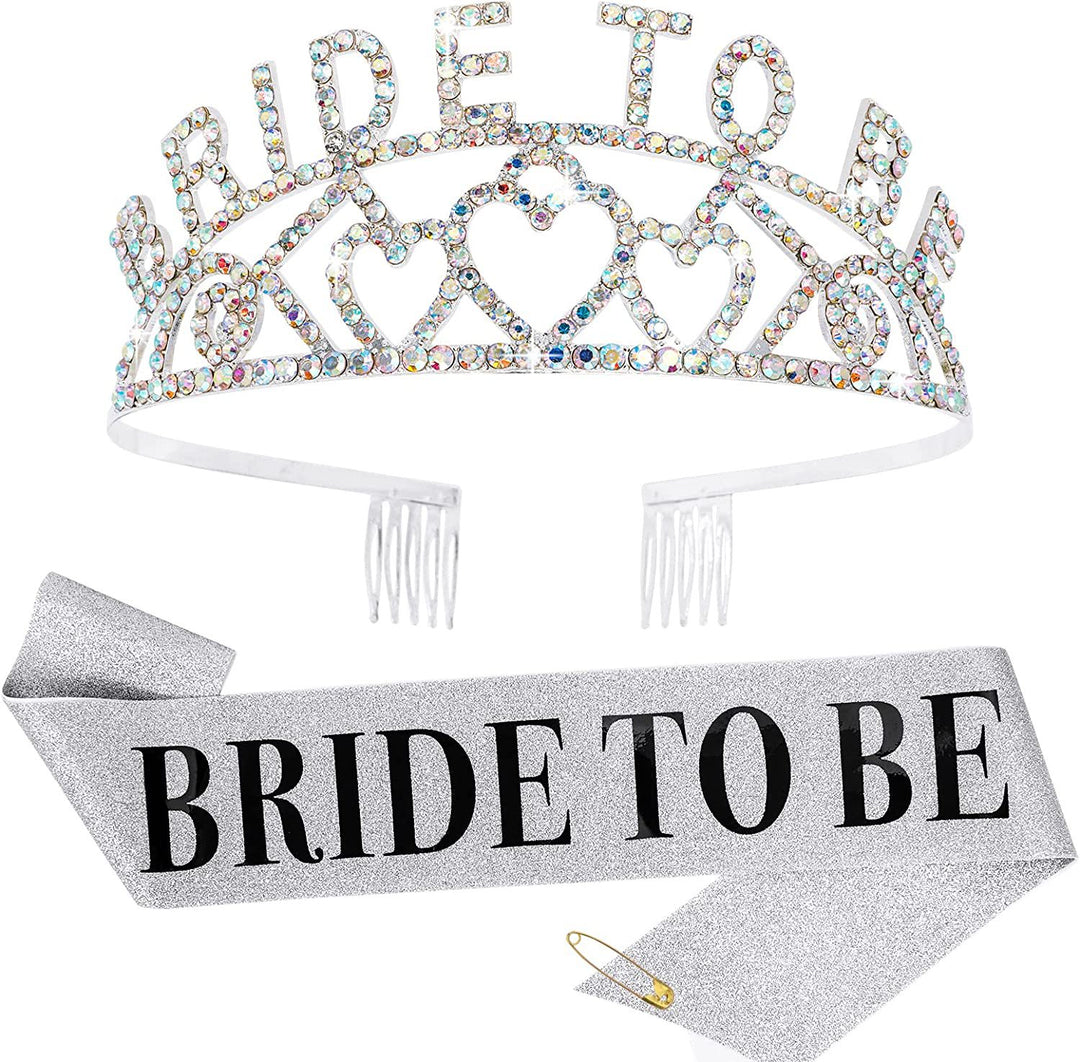 Women's Glittering Tiara with Heart Motifs Bowlift