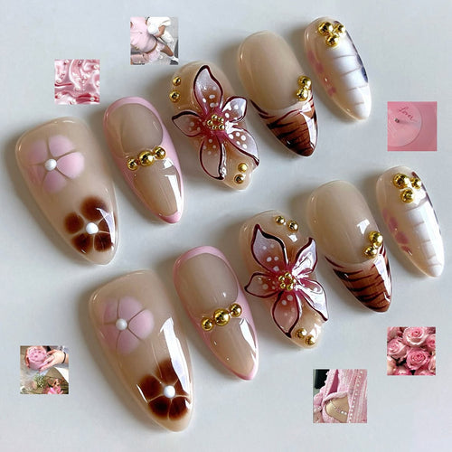 Glamorous artificial nails Bowlift