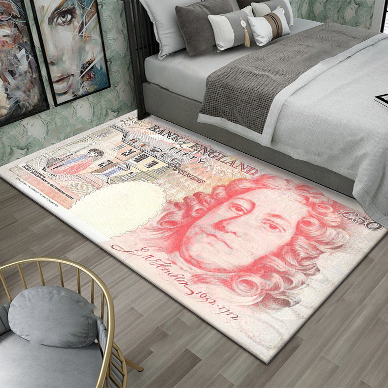 Decorative Euro Banknote Carpet