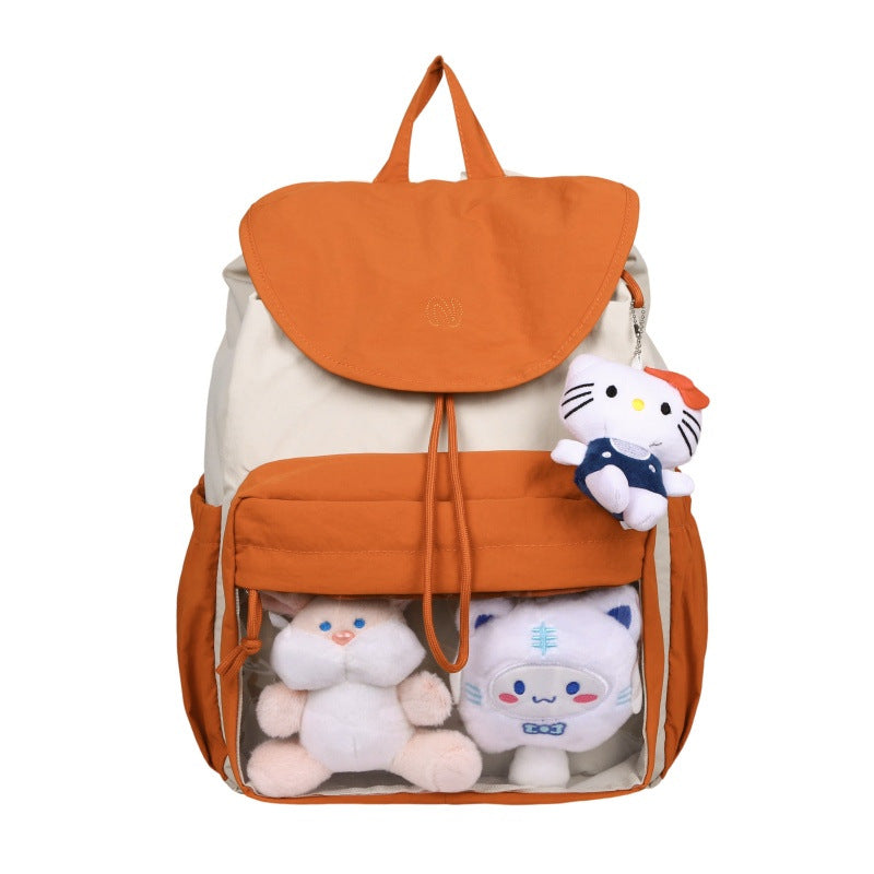 Cute Polka Dot Character Backpack