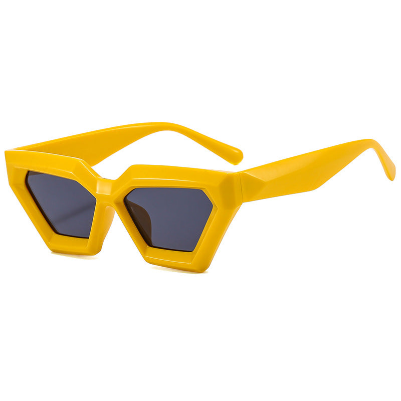 Women stylish hexagonal sunglasses Bowlift