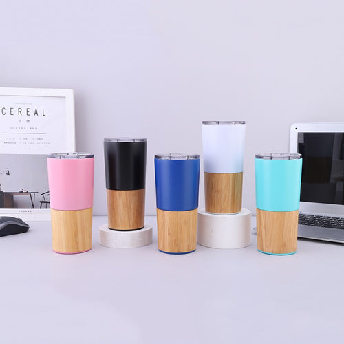 Women eco-friendly coffee mug with bamboo look Bowlift