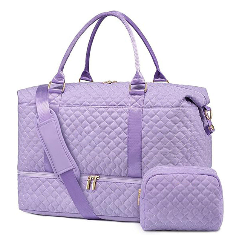 Versatile Quilted Weekend Bag Bowlift