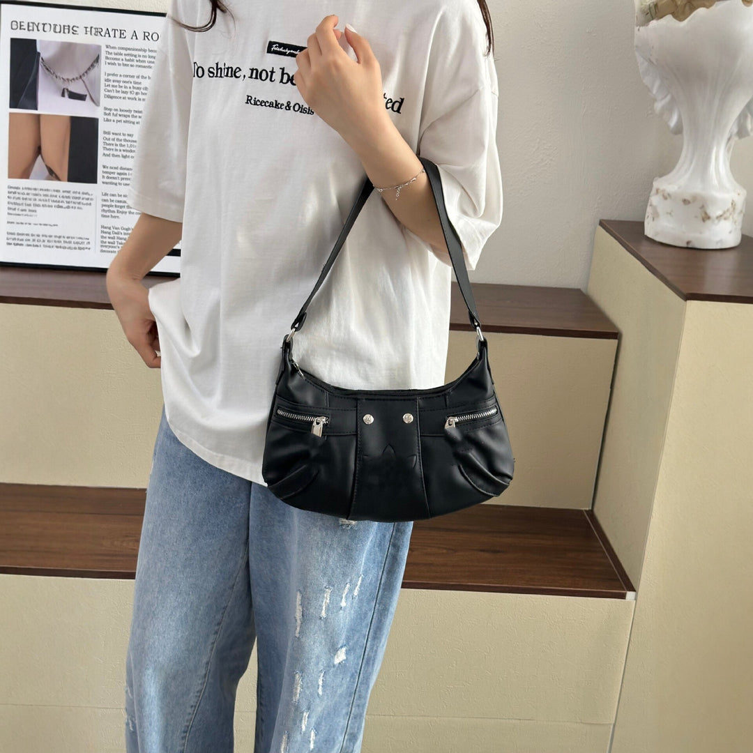 Elegant shoulder bag with multifunctional compartments Bowlift