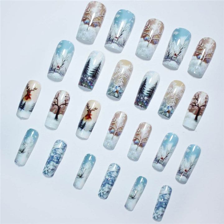 Festive Holiday Nail Art Bowlift