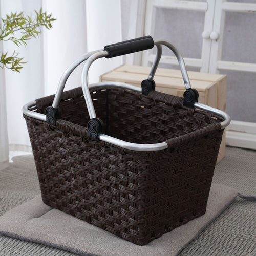 Practical shopping basket with aluminum handles Bowlift