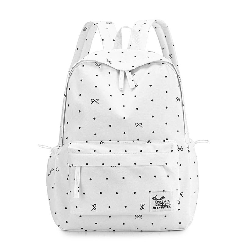 Stylish Polka Dot Backpack