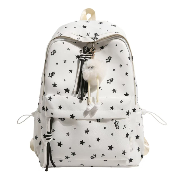 Star Print Backpack Bowlift