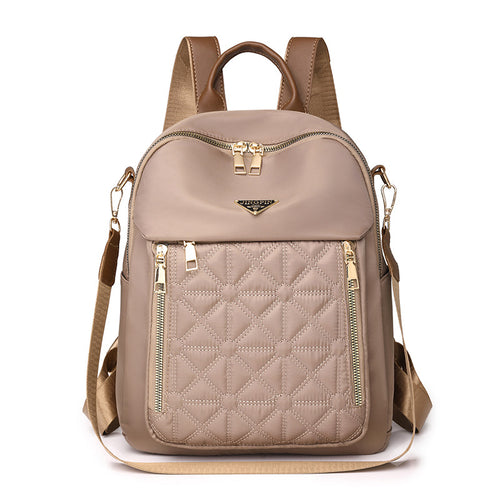 Quilted Multi-Functional Backpack