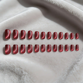 Glossy Metallic Press-On Nail Set Bowlift