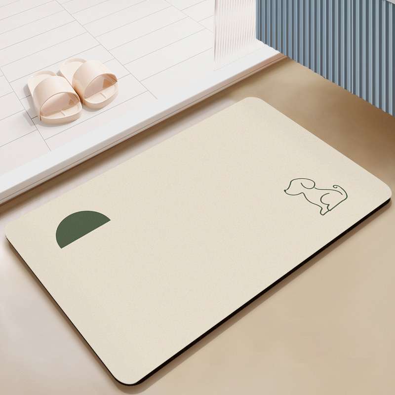 Decorative Elephant-Themed Floor Mat