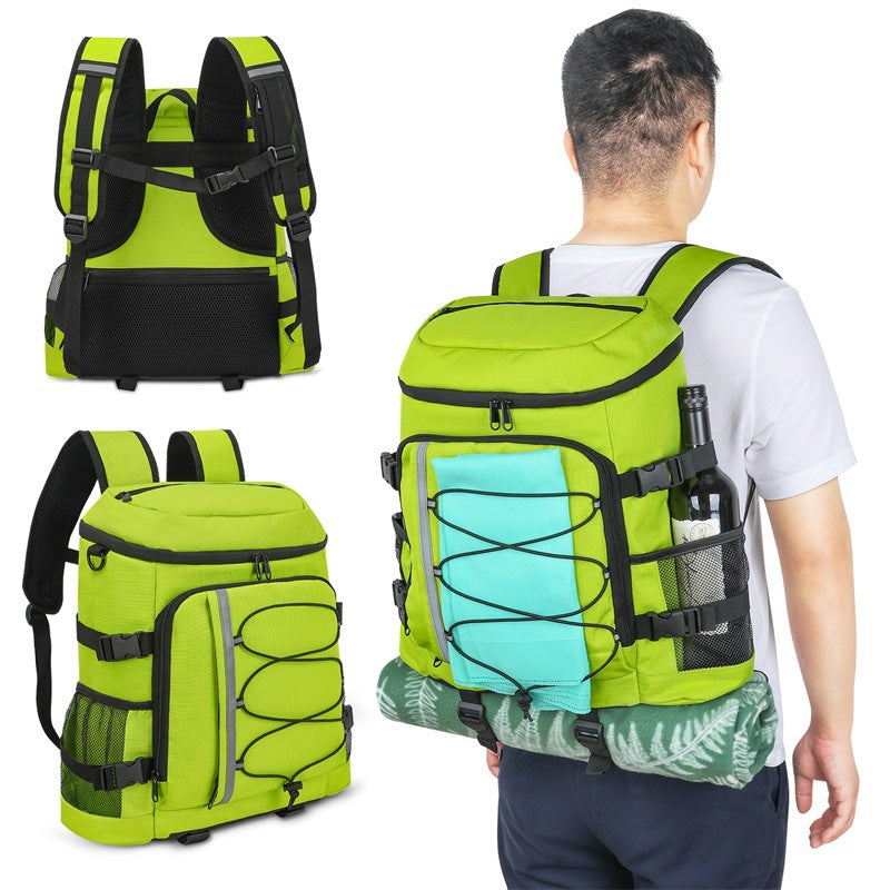 Insulated Picnic Backpack with Storage Compartments Bowlift