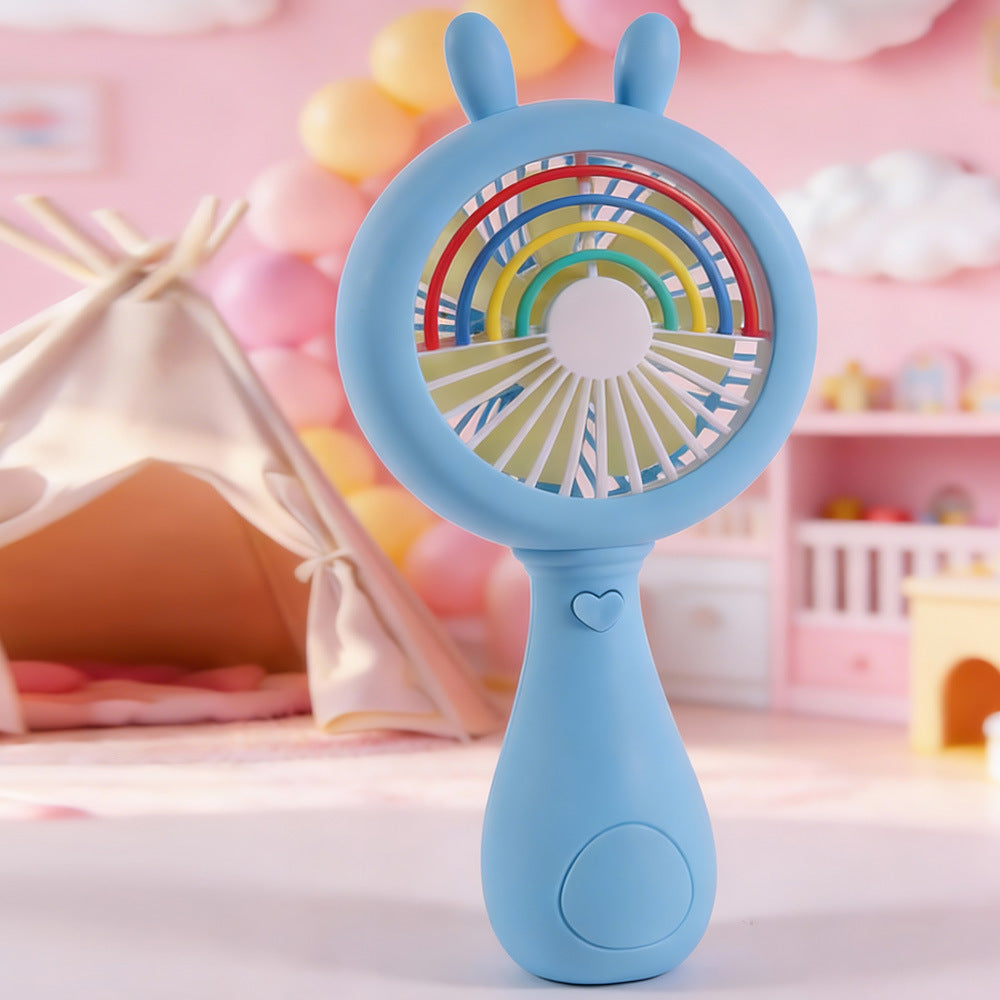 Unisex Portable Mini Fan in Cute Bunny Design Bowlift
