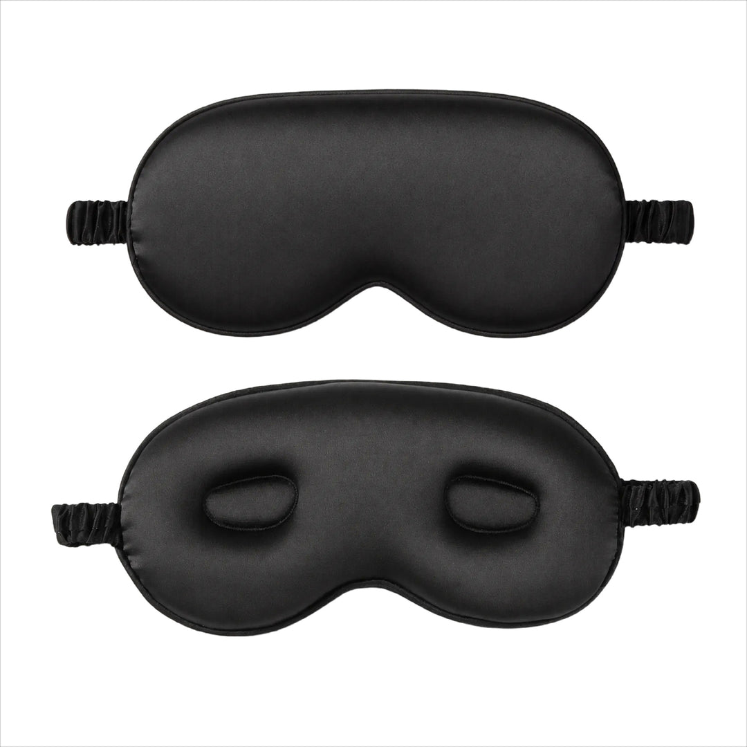Unisex nano 3D-eye mask with distance chambers for eyelash protection and elastic comfort band Bowlift