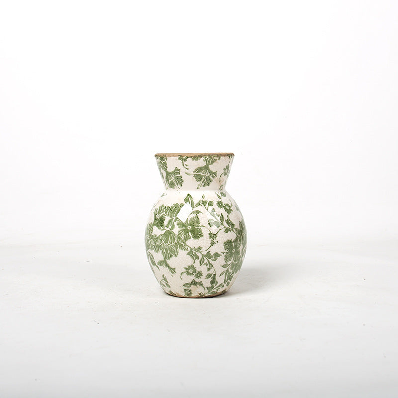 Floral Ceramic Vase Bowlift