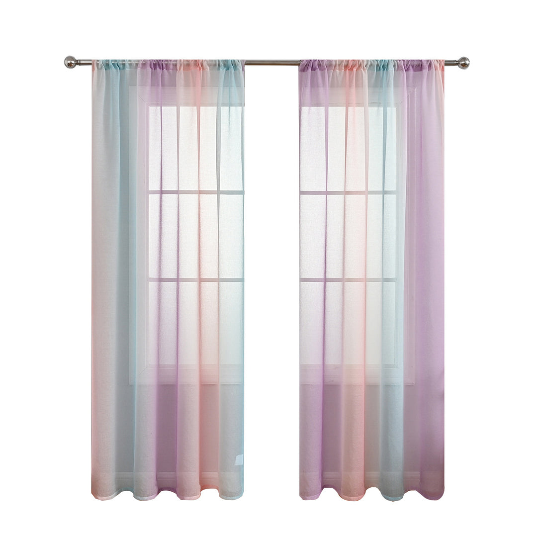 Sheer Gradient Window Drapes