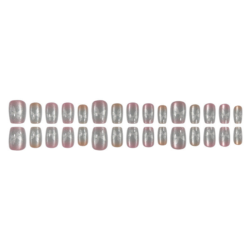 Gradient Ombre Press-On Nails Bowlift