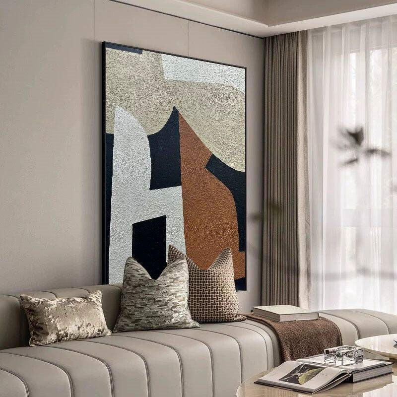 Modern Minimalist Textured Wall Art