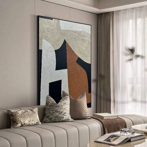 Modern Minimalist Textured Wall Art