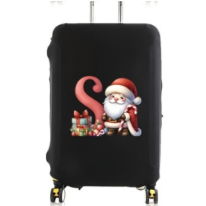 Women's hard-shell travel suitcase with festive Christmas design Bowlift