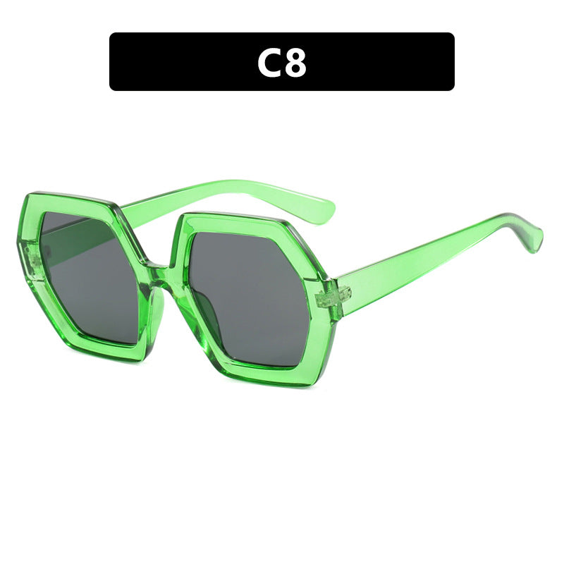 Women innovative hexagonal sunglasses Bowlift