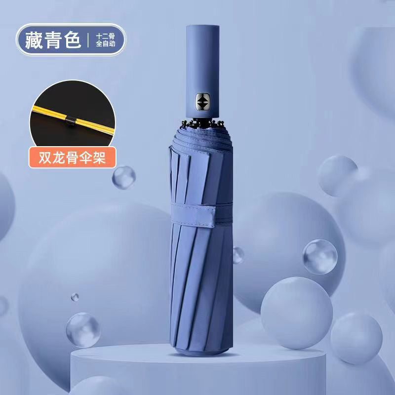 Ladies automatic and wind-resistant folding umbrella Bowlift