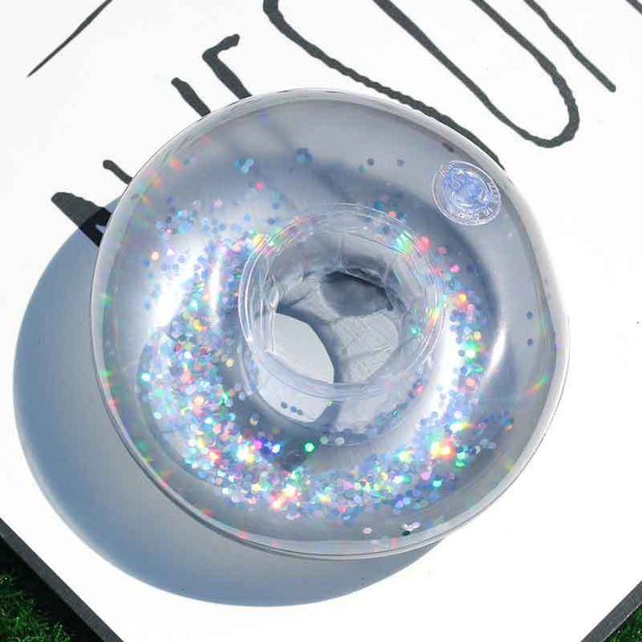 Ladies Inflatable Swimming Ring with Floral Design Bowlift
