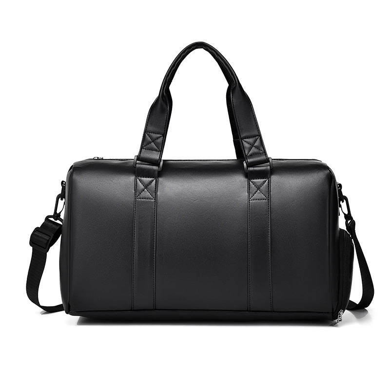 Premium Structured Leather Duffel Bag Bowlift