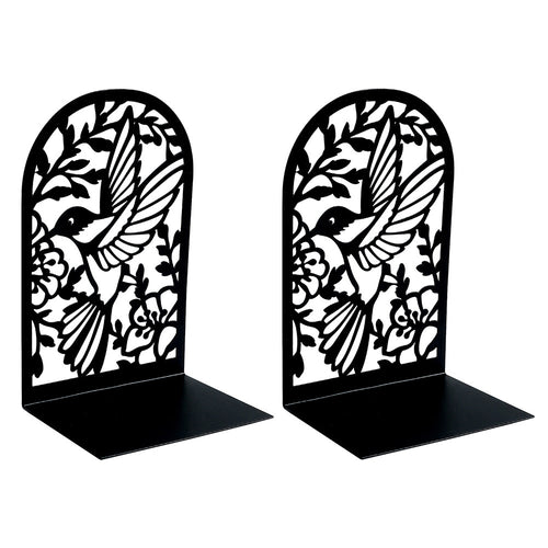 Decorative Metal Hummingbird Bookends
